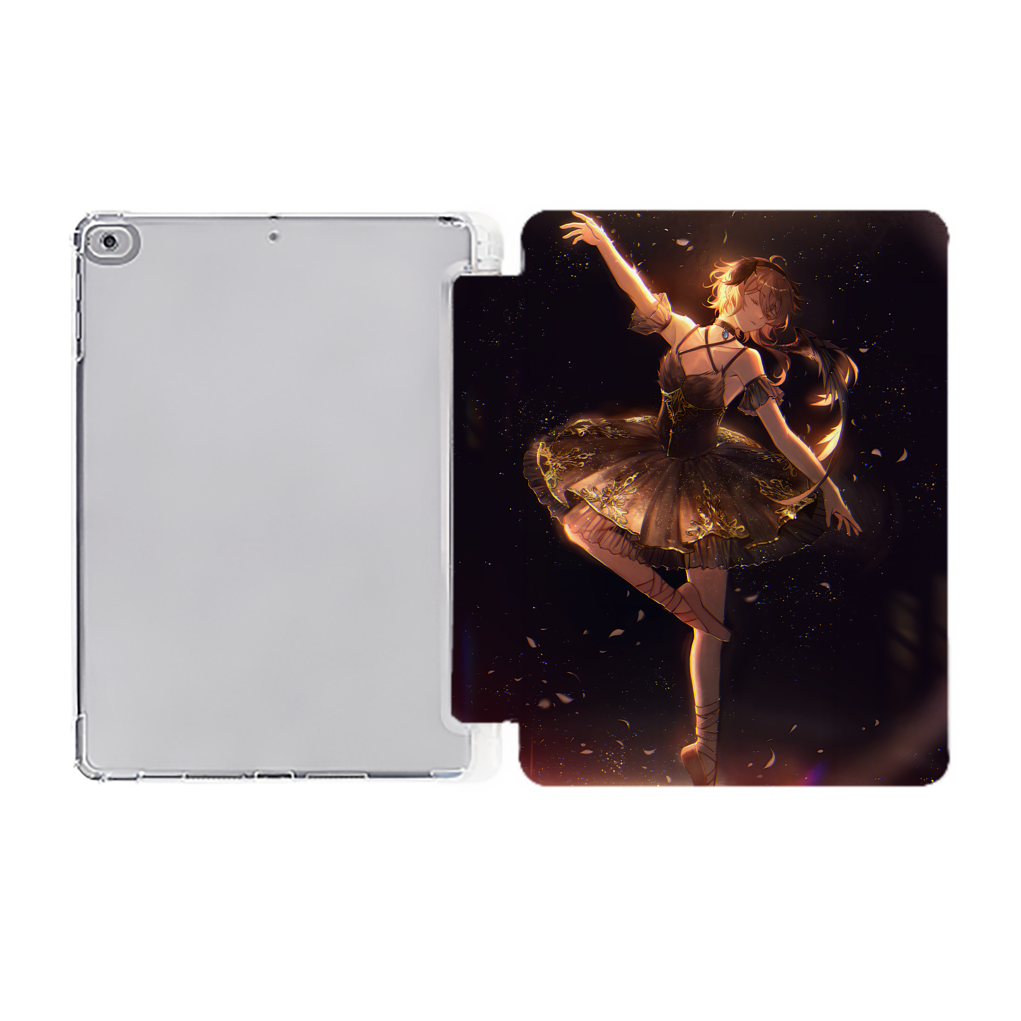 （画像用） 文豪ストレイドッグス Bungo Stray Dogs IPad ケース ペン収納付き 三つ折りスタンド PUレザー×シリコン 対応機種9.5/10.5/10.9インチ